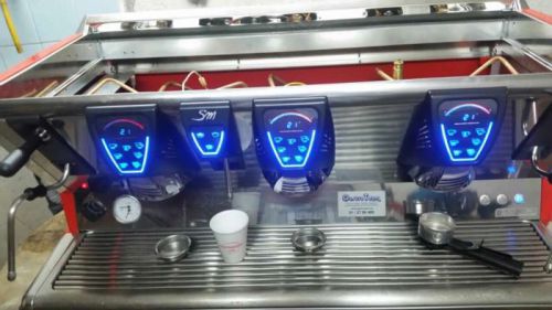 La San Marco 100E touch  3 Group Espresso Machine NO RESERVE !!!