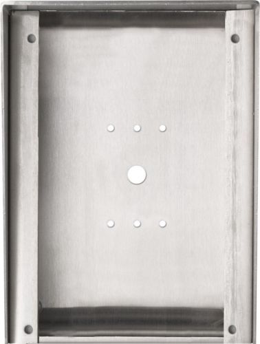 Aiphone sbx-dgv vandal resistant stainless steel surface mount box for mk-dgv for sale