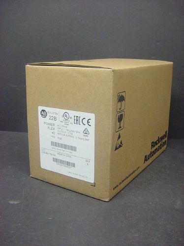 2015 New Sealed Allen Bradley 22B-B017N104 PowerFlex 40 AC Drive 5 HP 240V 17A