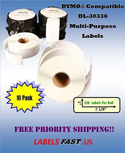 30336 multipurpose labels - compatible w/ dymo® - 10 rolls for sale