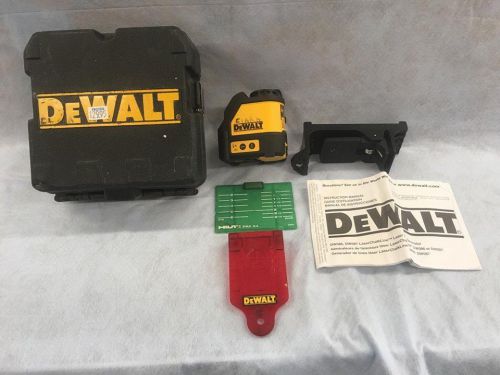 Dewalt dw087 laser chalk line laser line generator &amp; mounting bracket for sale
