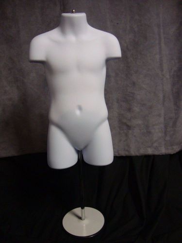 1 Child Mannequin White Body Form 1 Hook ,1 Stand-Display