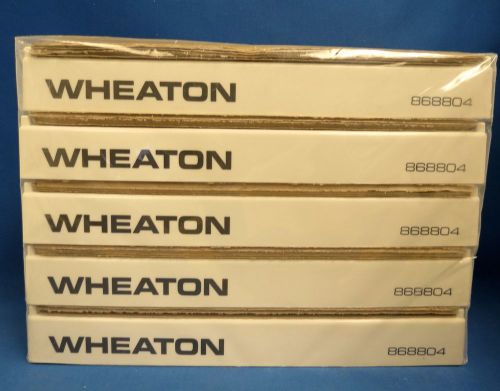 Qty 5 Wheaton Racks 48 Position for 6mL Vials 868804