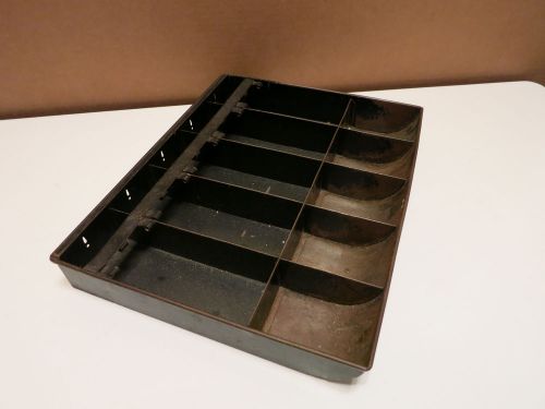 Vintage Metal Cash Register Insert Tray Money Drawer - Used with Lots Of Patina!