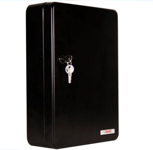 (CANT OPEN) FJM Security SL-9122-KB Keyguard Black 122-Hook Key Cabinet