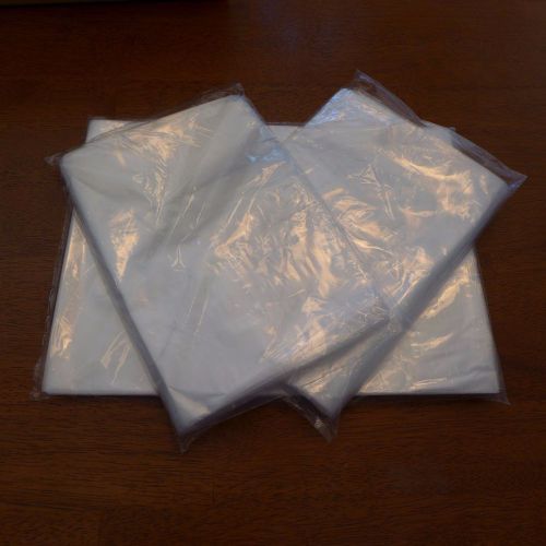 100 9 x 12&#034; Clear Plastic Open End Poly Mailers