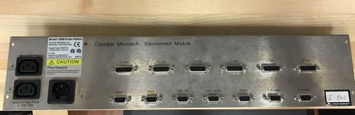 Cascade Microtech Model 12000 Probe Station Interconnect Panel Tested Working