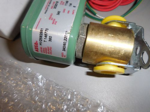 Steris valve asco p118161-091 p118161091 steam generator water inlet 1/4&#034; npt for sale