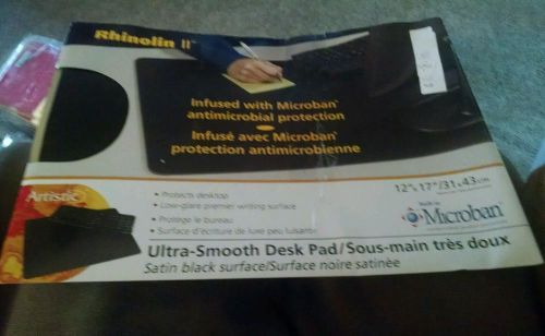 ARTISTIC RHINOLIN II ULTRA SMOOTH DESK PAD 12&#034; X 17&#034; NEW MICROBAN INFUSED