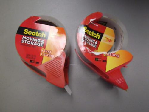 Scotch Moving and Storage Packing Tape NEW 2 Pack