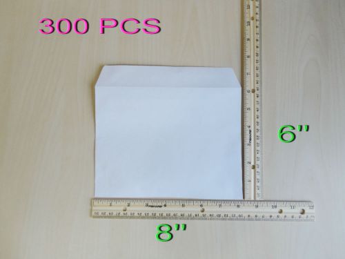 New Lot of 300 PCS Business Envelopes 8&#039;&#039; x 6&#039;&#039; , White , Rectangle