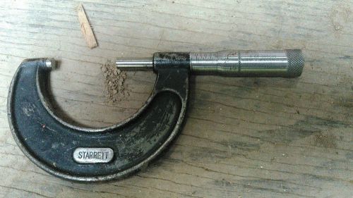 Starrett No. 436 1-2&#034; micrometer .001&#034; machinist tools