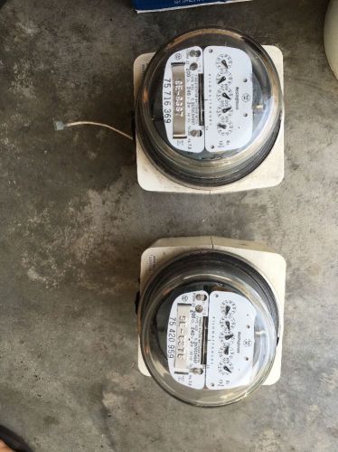 Westinghouse Electric Meter D5s 240v Lot Of 2