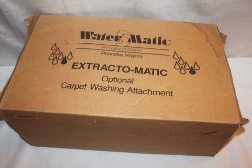 Water Matic Extracto Matic Carpet Washing Cleaning Attachment (NEW} Watermatic