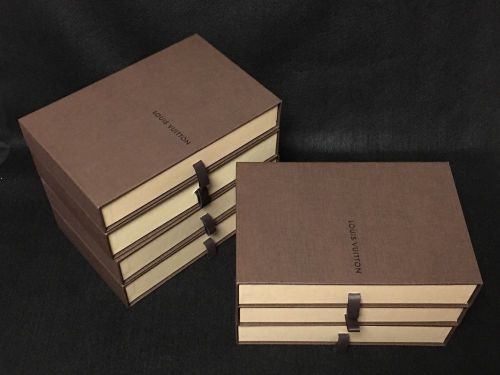 LOUIS VUITTON Box 7 set Wallet Purse Empty Box Free shipping Used Good Condition