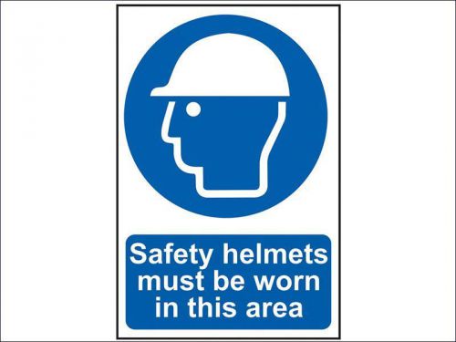 Scan - Safety Helmets Must Be Worn In This Area - PVC 200 x 300mm