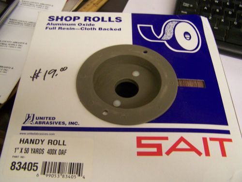 Sand  Shop Roll 1&#034;x 50 yds x 400G Plumbers