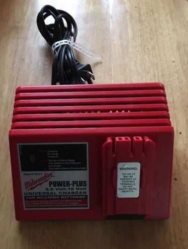 Milwaukee 9.6v To 18v Power-Plus Battery Charger 48-59-0255 ( USED )