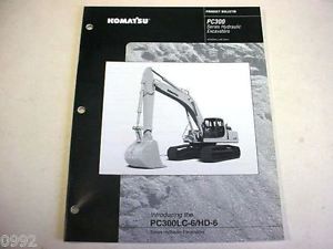 Komatsu PC300LC-6/HD-6 Series Hydraulic Excavator Brochure