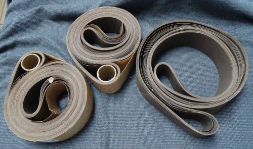 Lot of 28 3M Three-M-Ite 3&#034; x 132&#034; P180 XE Abrasive Sanding Belts (28 Total)