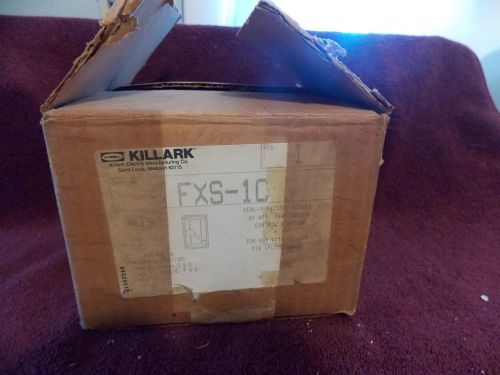 Killark tumbler switch assembly / 20a 120v 277v / fxs-1c-free shipping !!!!!new- for sale