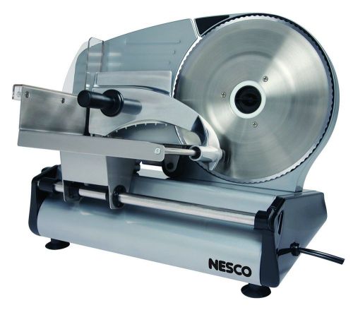 Nesco 180w electric stainless steel deli food meat slicer with 8.7-inch blade for sale