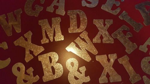 Sign Making LETTERS - sign making supplies --- 5 inch METAL