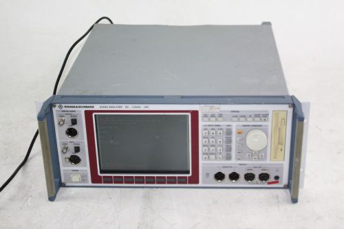 Rohde &amp; Schwarz UPL Audio Analyzer, DC to 110 kHz W/ B4, B21, B22 &amp; B10 Options