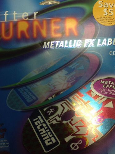 Avery 08842 Glossy White CD/DVD Labels for AfterBurner (20-Count), New, Free Shi