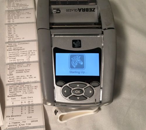 Zebra QLn220 Portable Label Printer- QH2-AUNA0M00-00