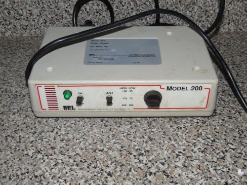 BRL MODEL 200 POWER SUPPLY