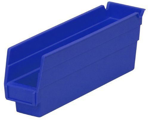 Shelf bin, 11 5/8&#034;l x 4&#034;h x 2 3/4&#034;w, blue for sale