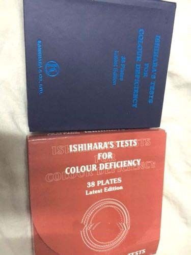 2 X A++ quality 38 Plates Ishihara test Book Free Shiping World Wide