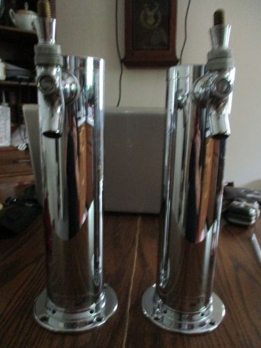 2 x Single Tap Draft Beer Tower, With Faucet (Olmstead Product Corp)
