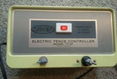 Tru- test model TT-51 eletric fence controller cotter and company.