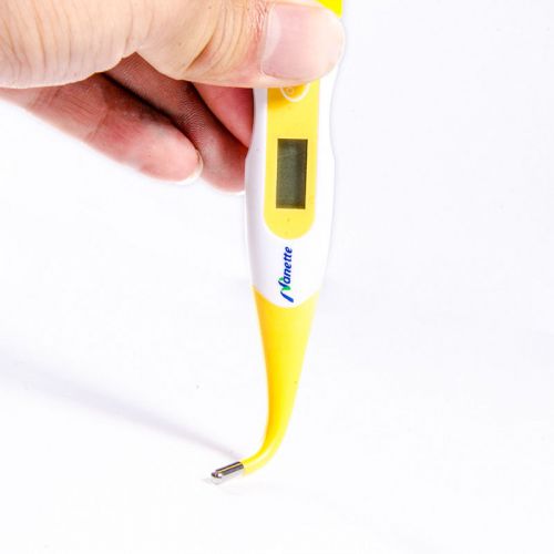 1* Children Cartoon LCD Rapid Digital Clinical Thermometer Flexiable for Fever