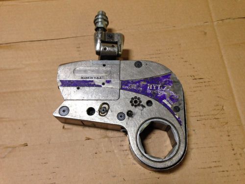 Used hytorc stealth hydraulic torque wrench w/ 50mm hex link cartridge bolting for sale