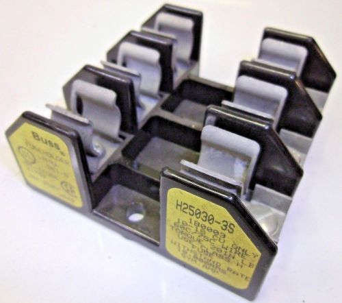 BUSS H25030-3S FUSE BLOCK HOLDER 581-G HRC-1 (QTY 1)  #J54966