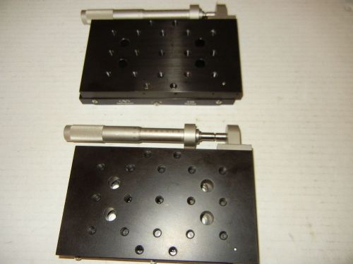 Newport 436 Linear Translation Stage With Newport SM-50 Micrometer 3.5&#034; X 6&#034;
