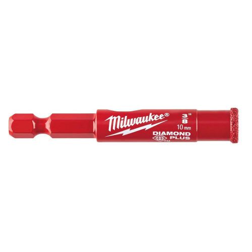 New milwaukee 49-56-0509 3/8&#034; diamond plus hole saw tile bit free shipping for sale