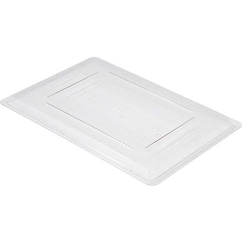 6 pack rubbermaid commercial fg330200clr lid for food/tote box for sale