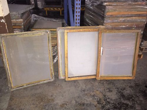 (50) Wooden Screens for Screen Printing 30 x 24
