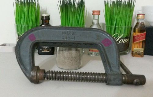 Wilton 540-4 adjustable 4 in c clamp d507081 - high tensile cast alloy 171197 for sale