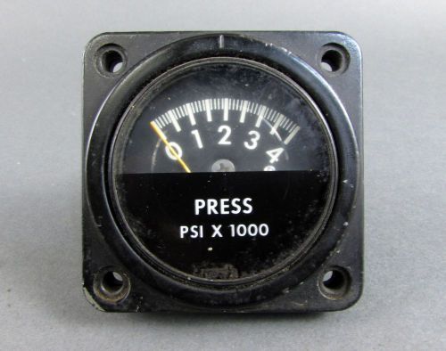 HTL Bezel Mounting Panel Pressure Gage w/ Dial Indicator 9600B / MS 28055