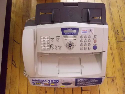 Brother Intellifax 2820 Laser Fax Copier Printer PAGE COUNT 126 COMMERCIAL