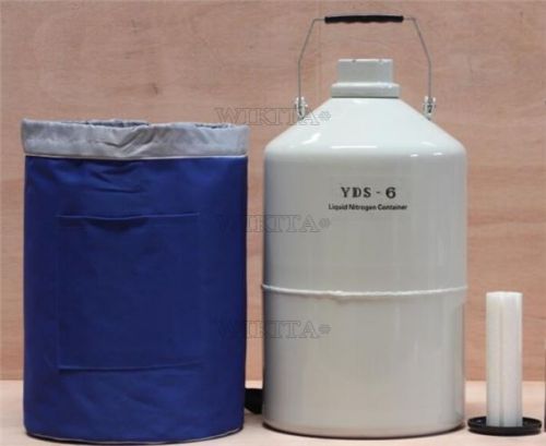 Cryogenic Ln2 Container Liquid Nitrogen Tank 2 L Dewar With Straps S