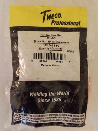 Tweco professional series 21-50 mig nozzle # 1210-1110 new pkg of 2 for sale