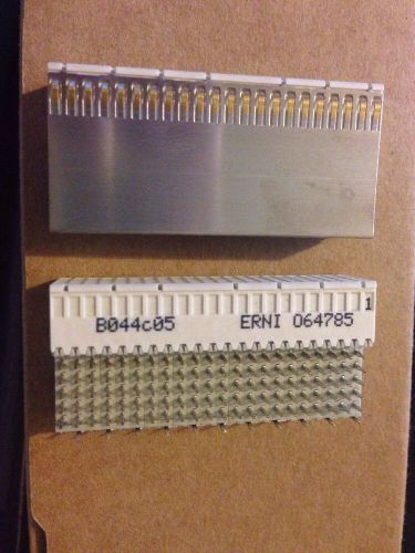 21 ~ erni # 064785 connector hard metric 110 pos press fit new lot for sale