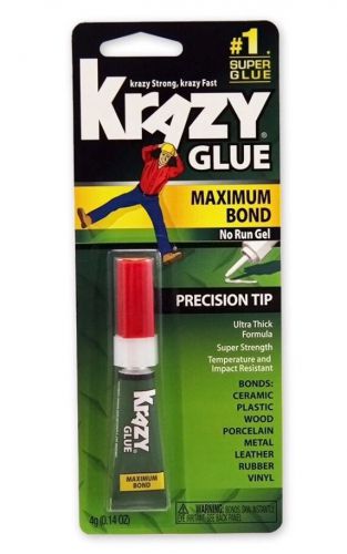 NEW Krazy Glue Instant Crazy Glue Advanced Formula Gel adhesive 0.14oz KG48448MR
