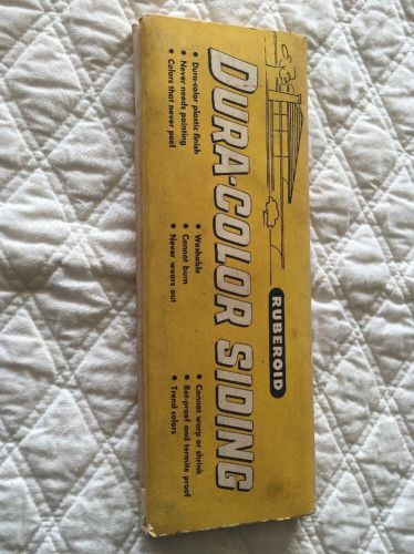 Vintage Ruberiod Dura-color Siding Rare